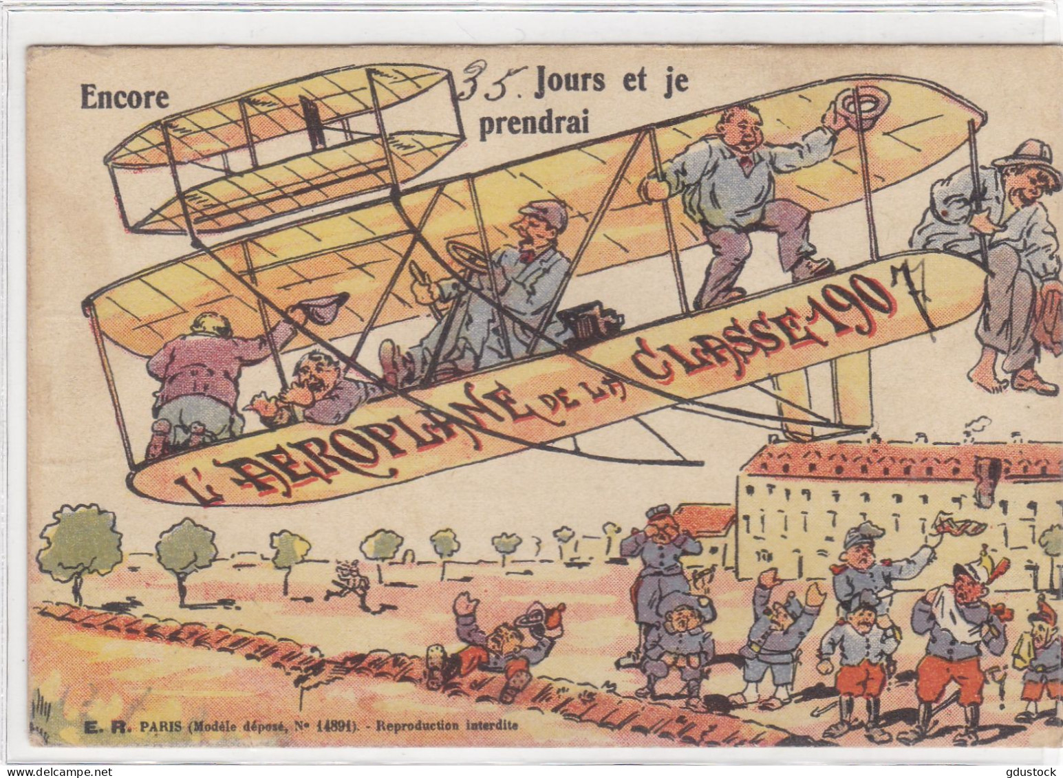 Encore 35 Jours Et Je Prendrai L'Aéroplane De La Classe 1907 - ....-1914: Precursors