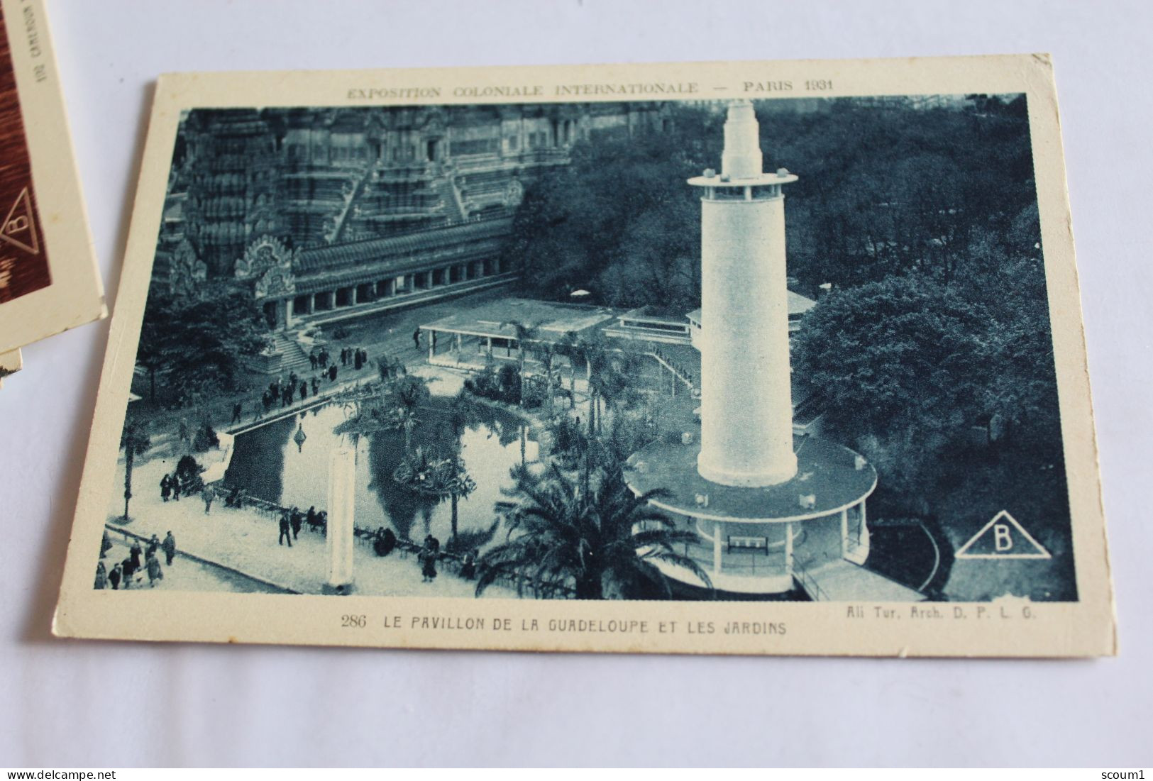 Exposition Coloniale Internationale De Paris 1931 - Le Pavillon De La Guadeloupe Et Les Jardins - Autres Monuments, édifices