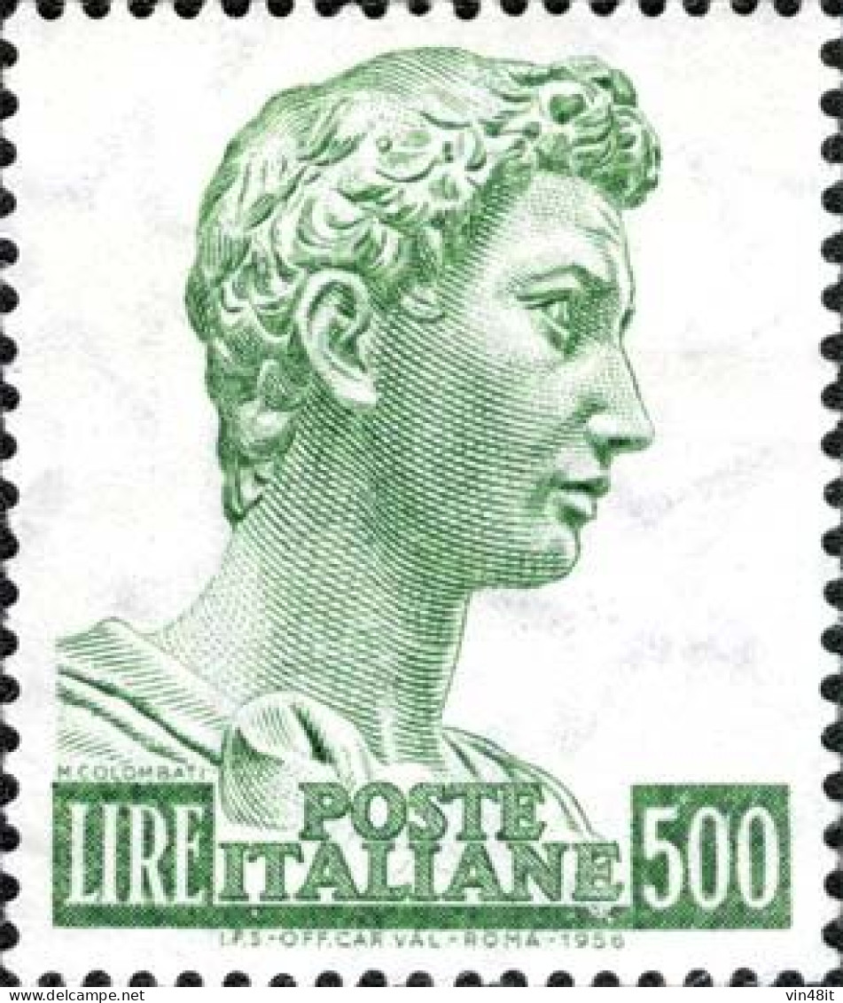 1969 - ITALIA REPUBBLICA -  SAN GIORGIO  -  VALORE DI LIRE 500  - SINGOLO - NUOVO - 1961-70: Mint/hinged