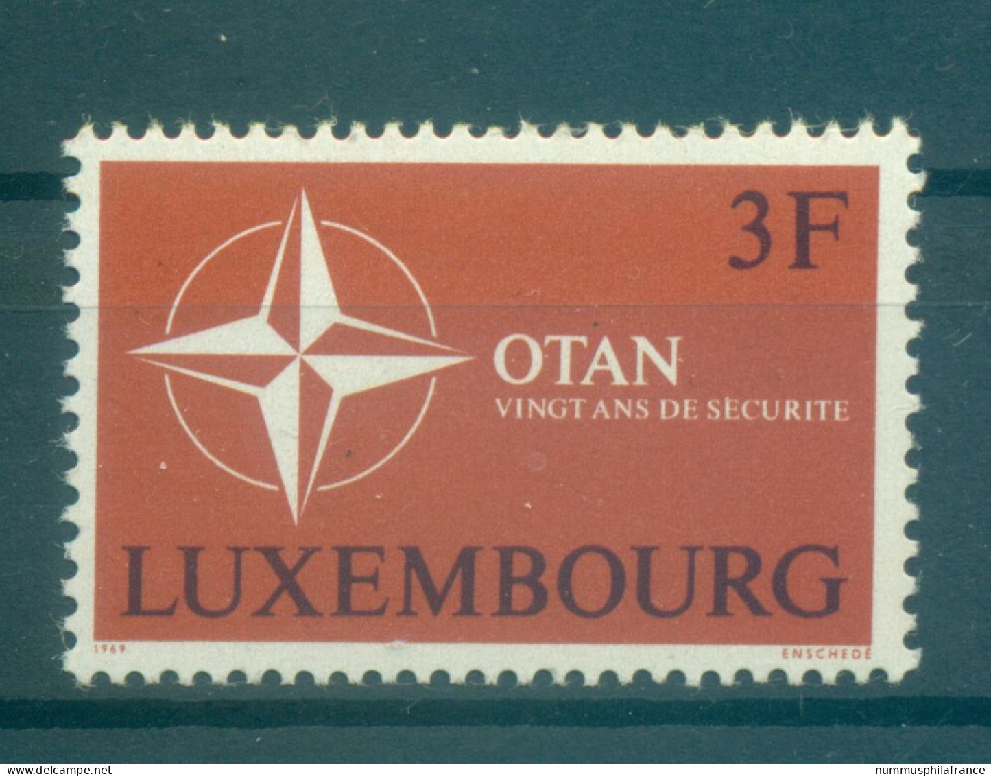 Luxembourg 1969 - Y & T N. 744 - OTAN (Michel N. 794) - Nuovi