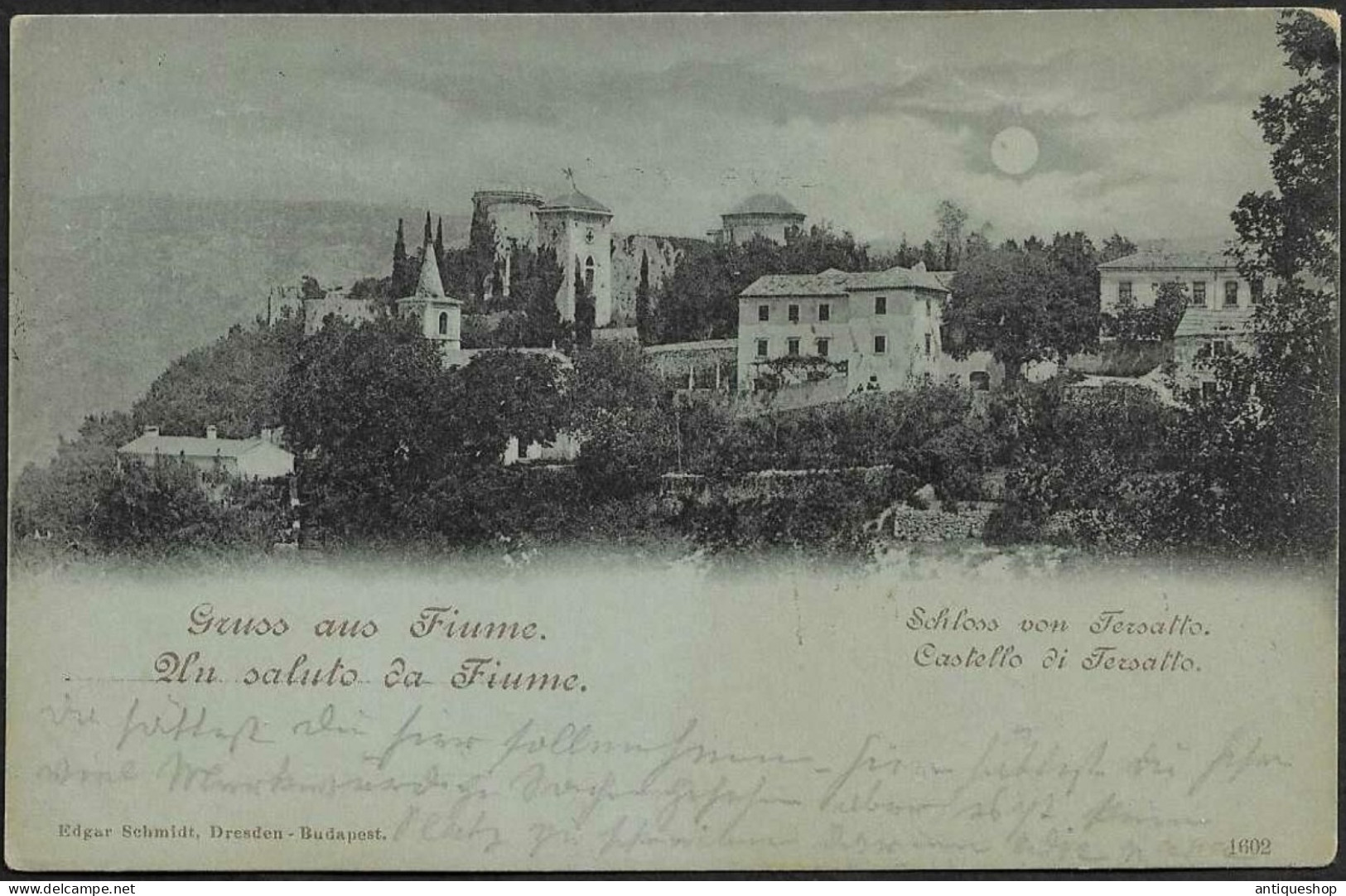 Croatia-----Trsat (Fiume)-----old Postcard - Croatie