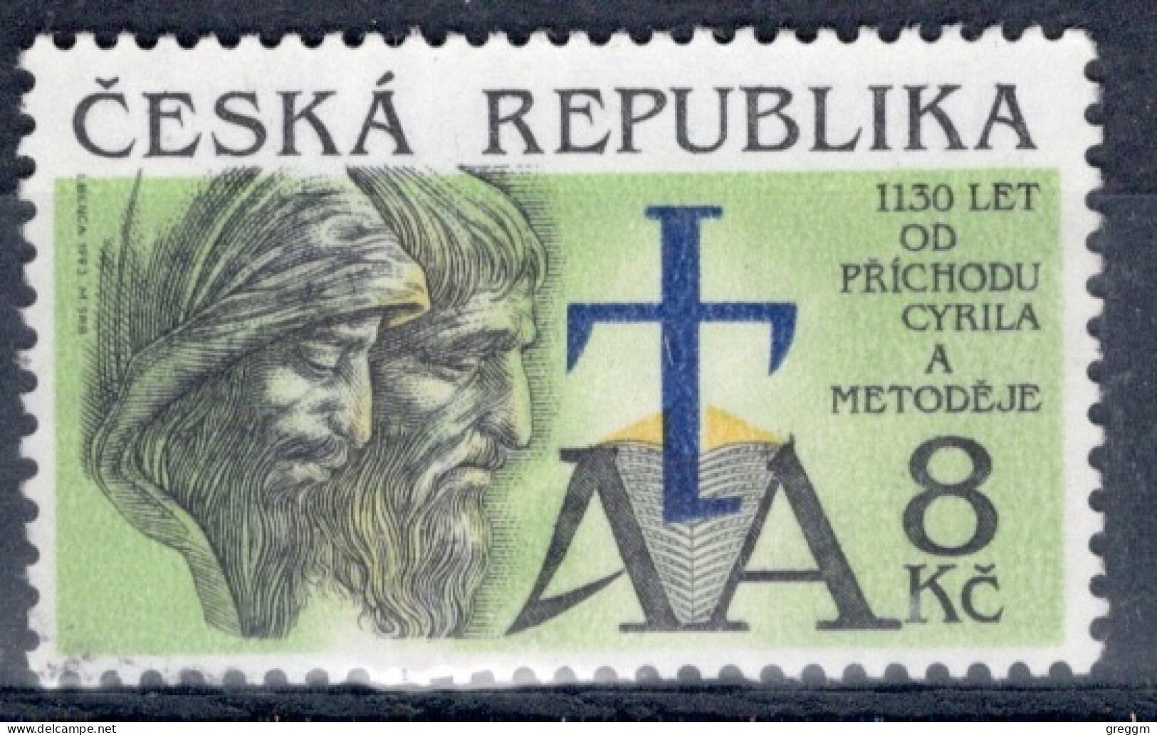 Czech Republic 1993 Single Stamp For The 1130th Anniversary Of The Arrival Of St.Cyril And Methodius In Fine Used - Usados