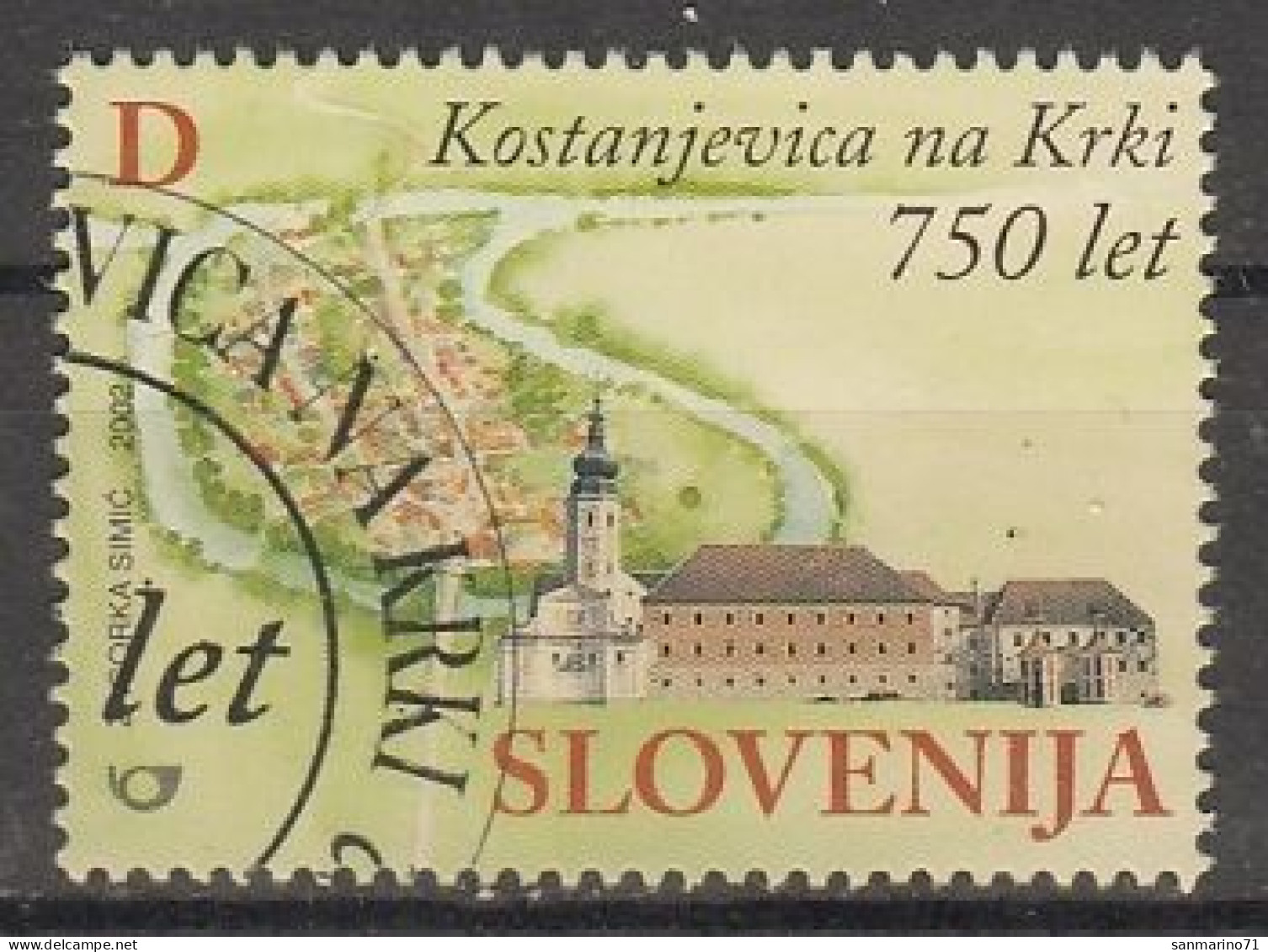 SLOVENIA 395,used,hinged - Slovénie
