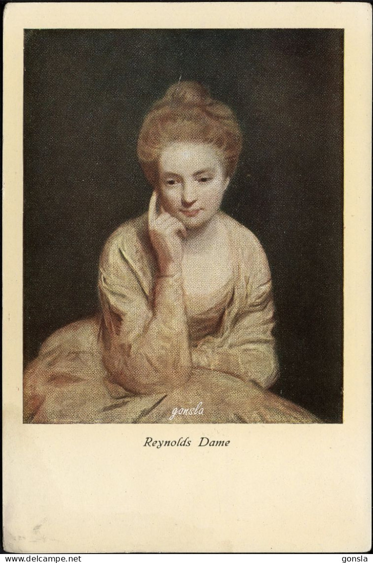 REYNOLDS DAME 1900 - Peintures & Tableaux