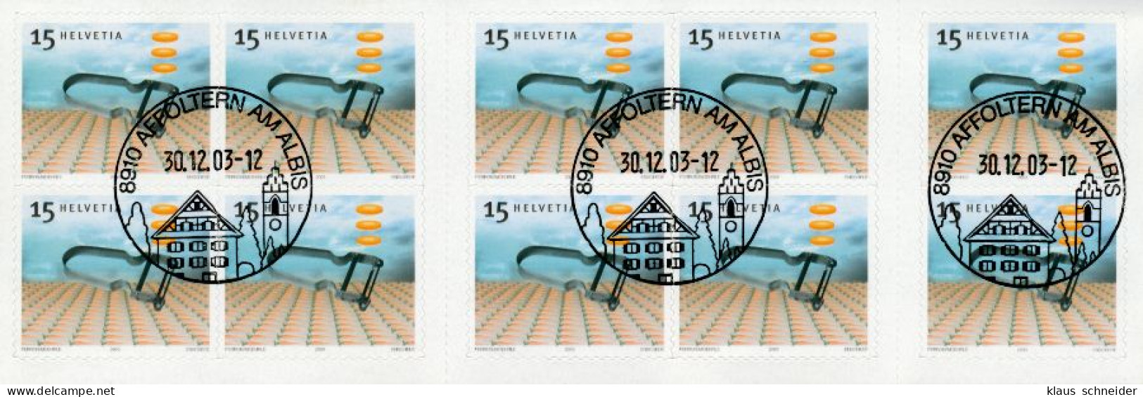 SCHWEIZ MARKENHEFT Nr MH 0-134 Zentrisch Gestempelt X50FC5A - Postzegelboekjes