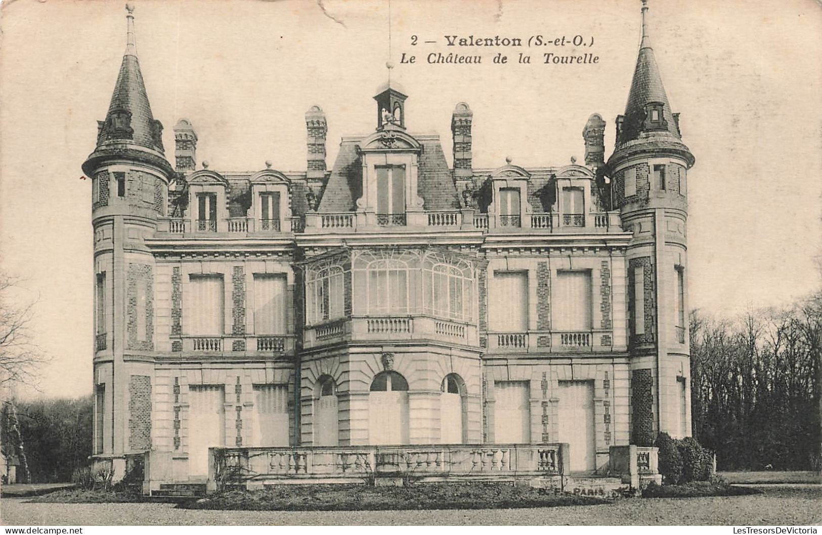 FRANCE - Valenton (S Et O) - Le Château De La Tourelle - Vue Générale - Face à L'entrée - Carte Postale Ancienne - Valenton