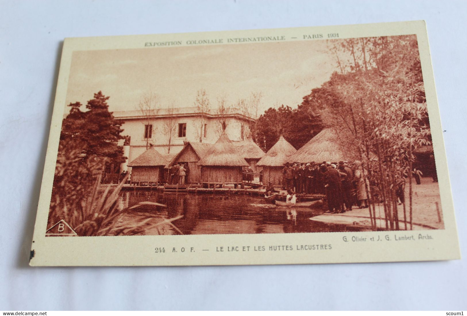 Exposition Coloniale Internationale De Paris 1931 - R.O.F - Le Lac Et Le Huttes Lacustres - Sonstige Sehenswürdigkeiten