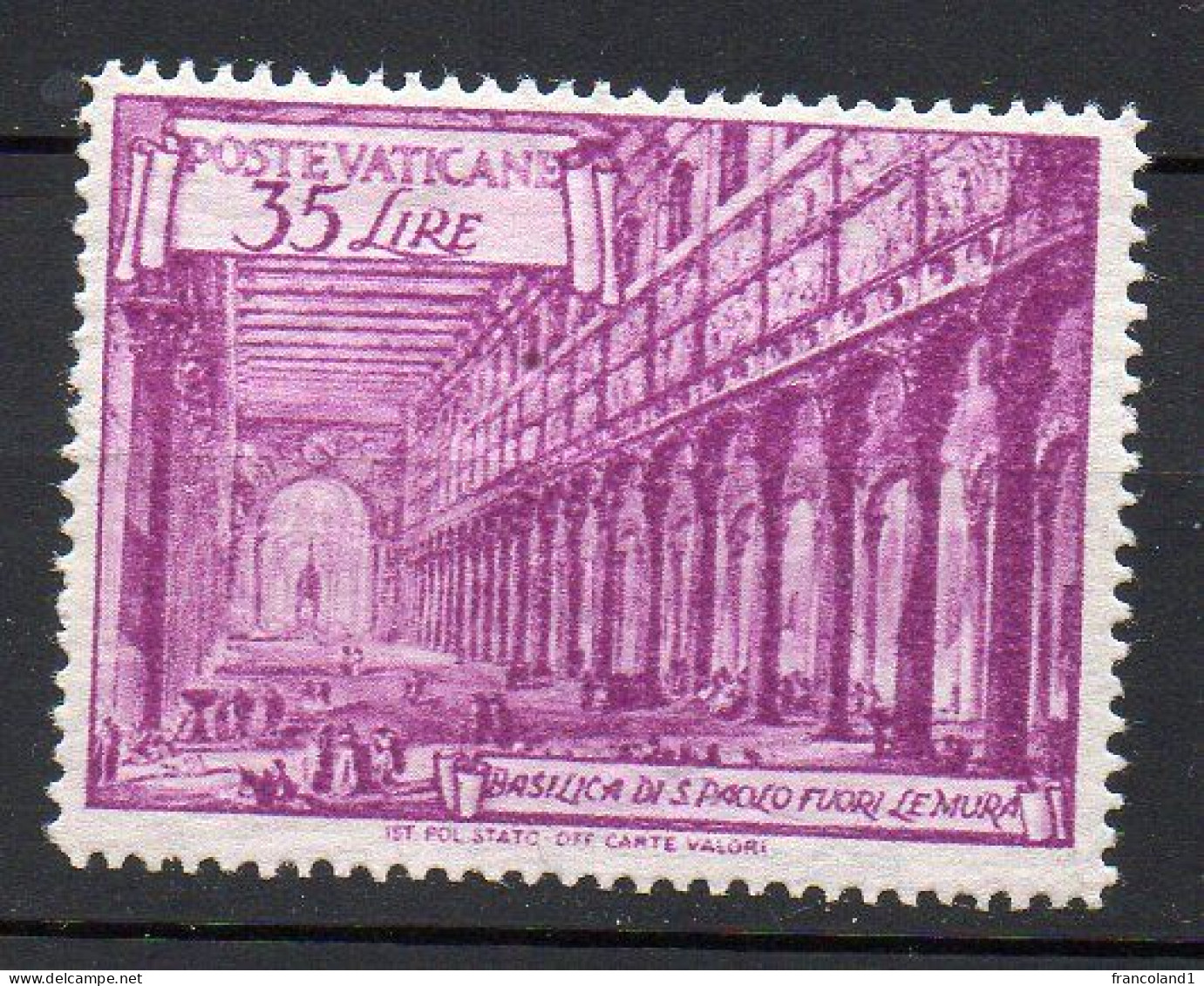 1949 Vaticano Basiliche N. 129 INTEGRO MNH** Sassone 50 Euro - Nuovi