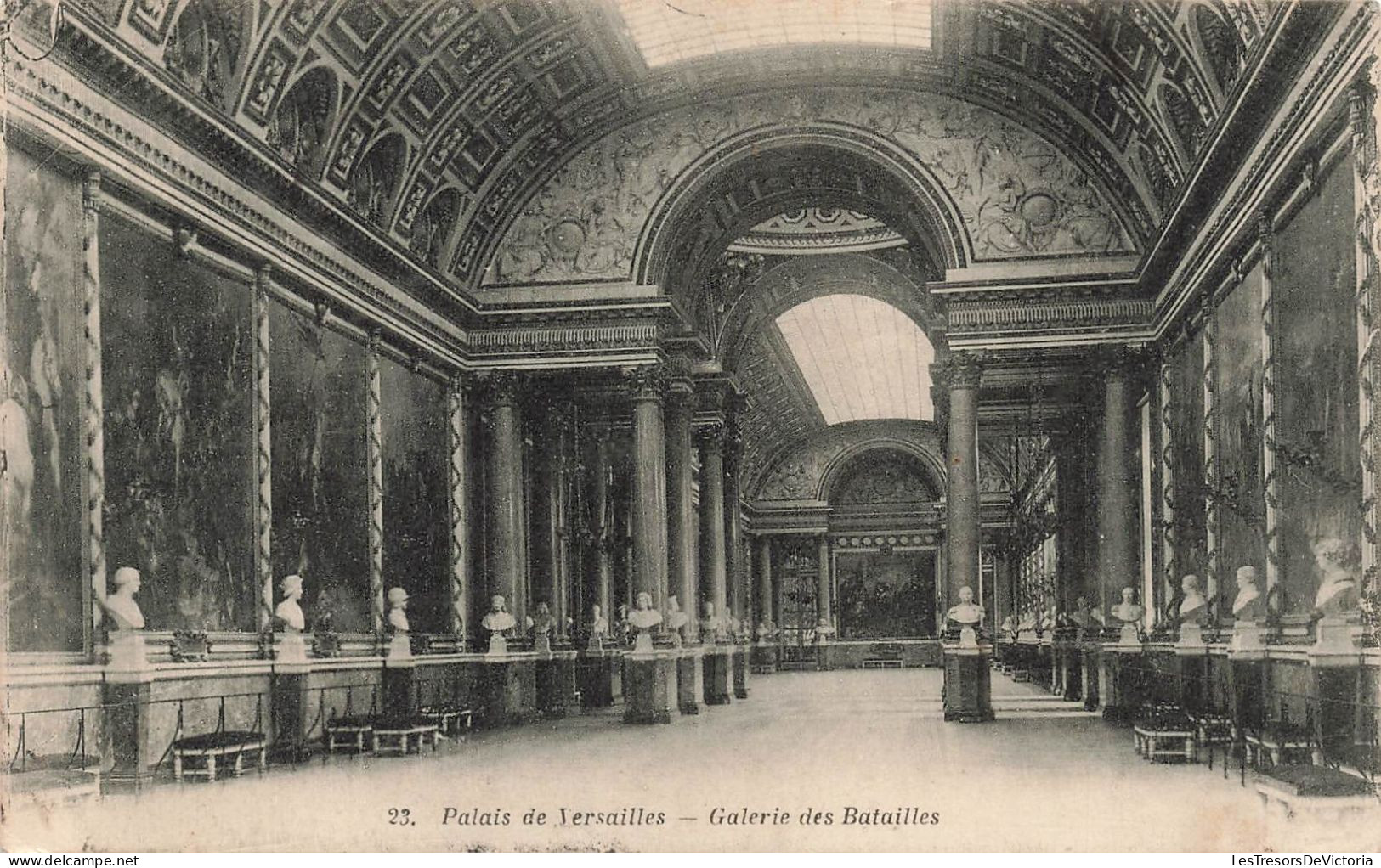 FRANCE - Palais De Versailles - Galerie Des Batailles - Vue à L'intérieure - Carte Postale Ancienne - Versailles (Château)