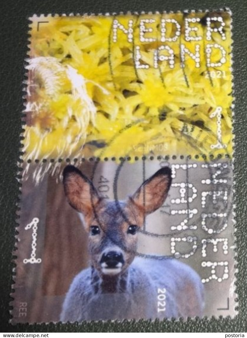 Nederland - NVPH - Xxxx - 2021 - Gebruikt - Used - Beleef De Natuur - Paar - Veenmos En Ree - Used Stamps