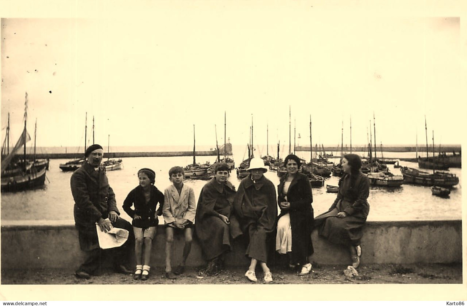 La Turballe* Quais Et Port * Bateaux De Pêche * Photo Ancienne 11x7cm - La Turballe