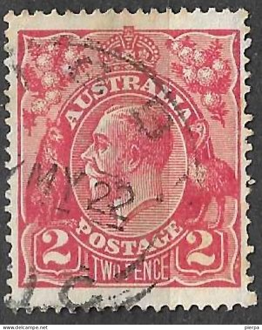 AUSTRALIA - 1914 - GIORGIO V - 2 D - FIL. III - USATO ( YVERT 26 - MICHEL 35) - Usati