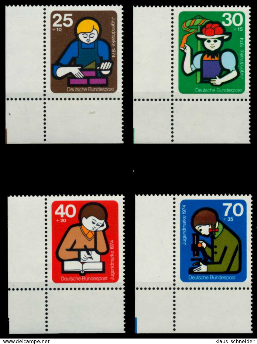 BRD 1974 Nr 800-803 Postfrisch ECKE-ULI X8EF73A - Ungebraucht