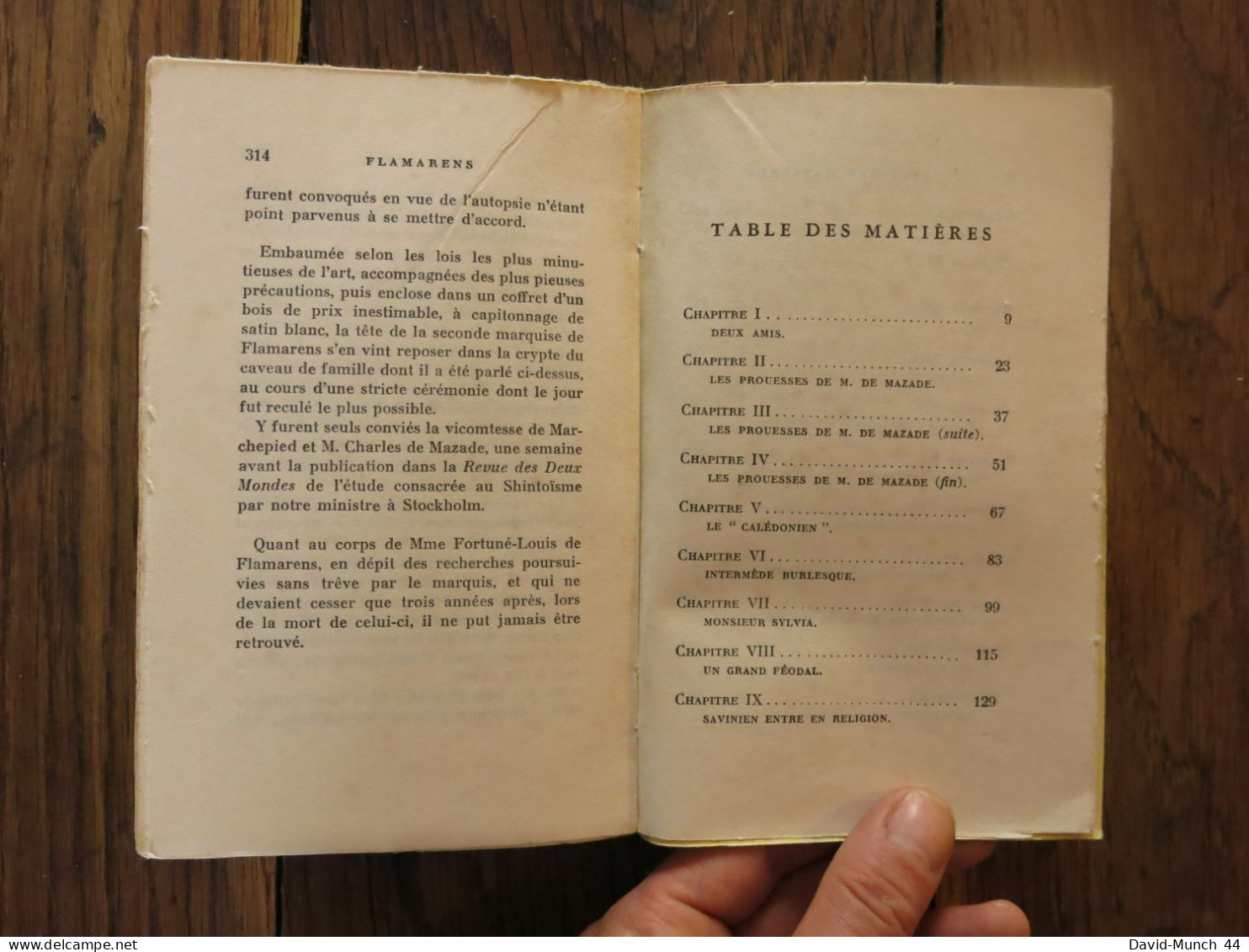 Flamarens de Pierre Benoît. Editions Albin Michel, Paris. 1959