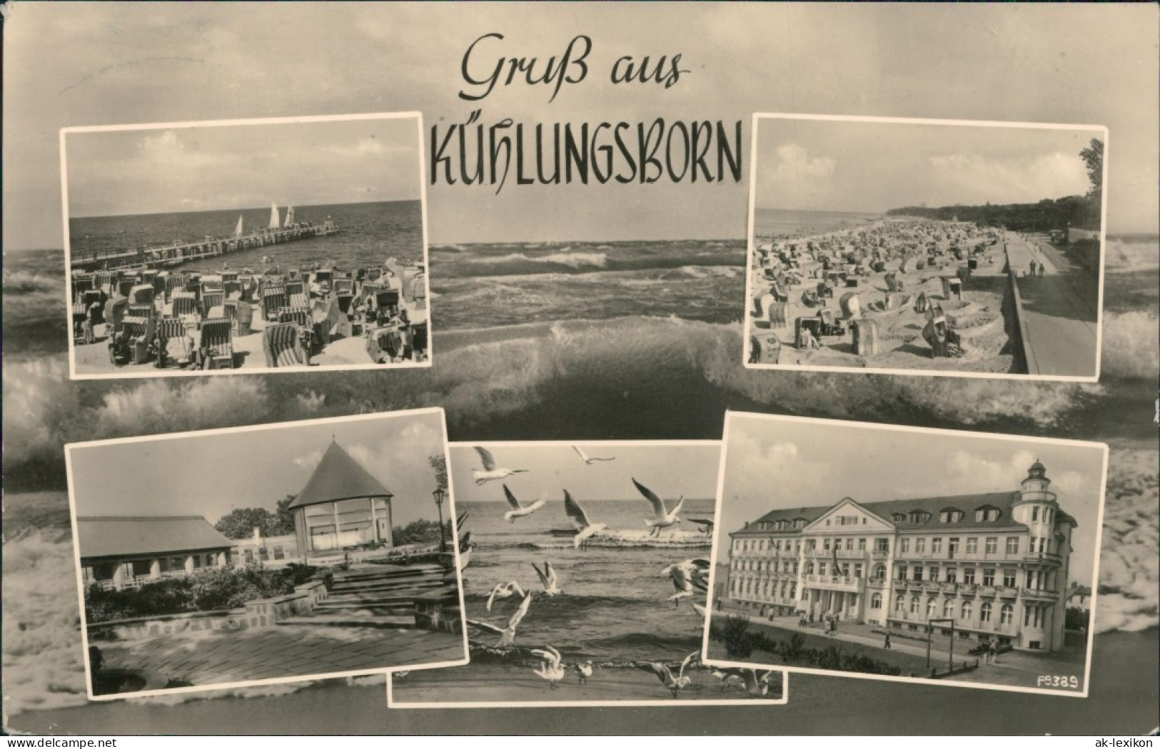 Ansichtskarte Kühlungsborn Mehrbildkarte 1957 - Kuehlungsborn