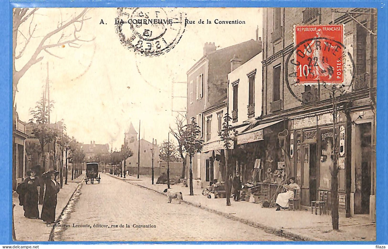 93 - Seine Saint Denis - La Courneuve - Rue De La Convention (N15586) - La Courneuve