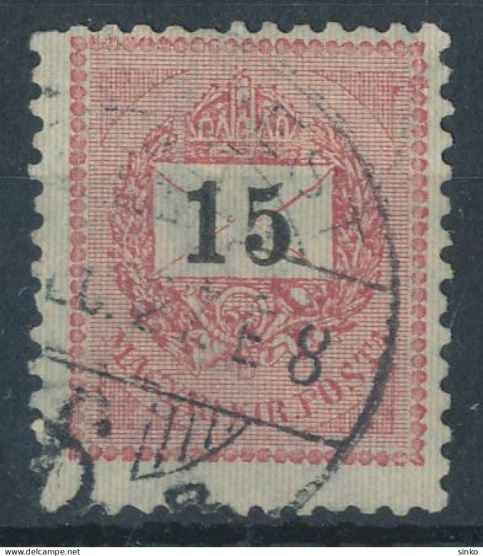 1899. Black Number Krajcar 15kr Stamp - ...-1867 Prefilatelia