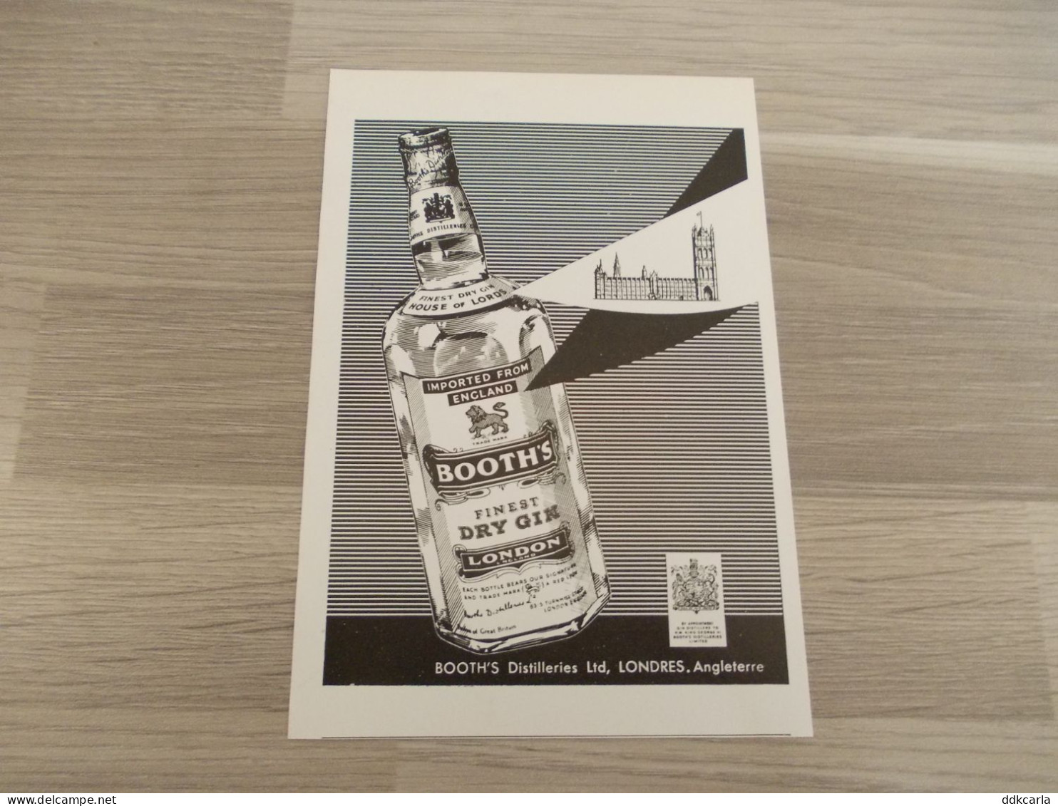 Reclame Advertentie Uit Oud Tijdschrift 1955 - Booth's Fines Dry Gin - Advertising