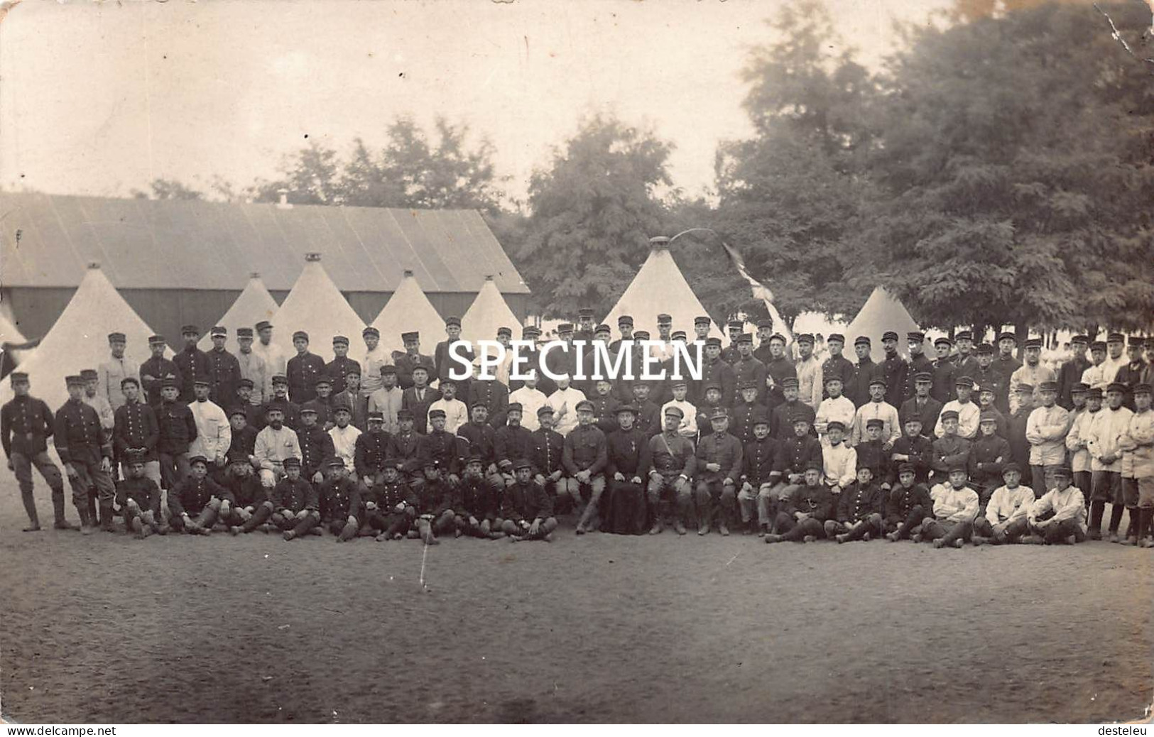 Carte Photo Militaires - Camps Militaire D'Auvours - Guerre 1914-18