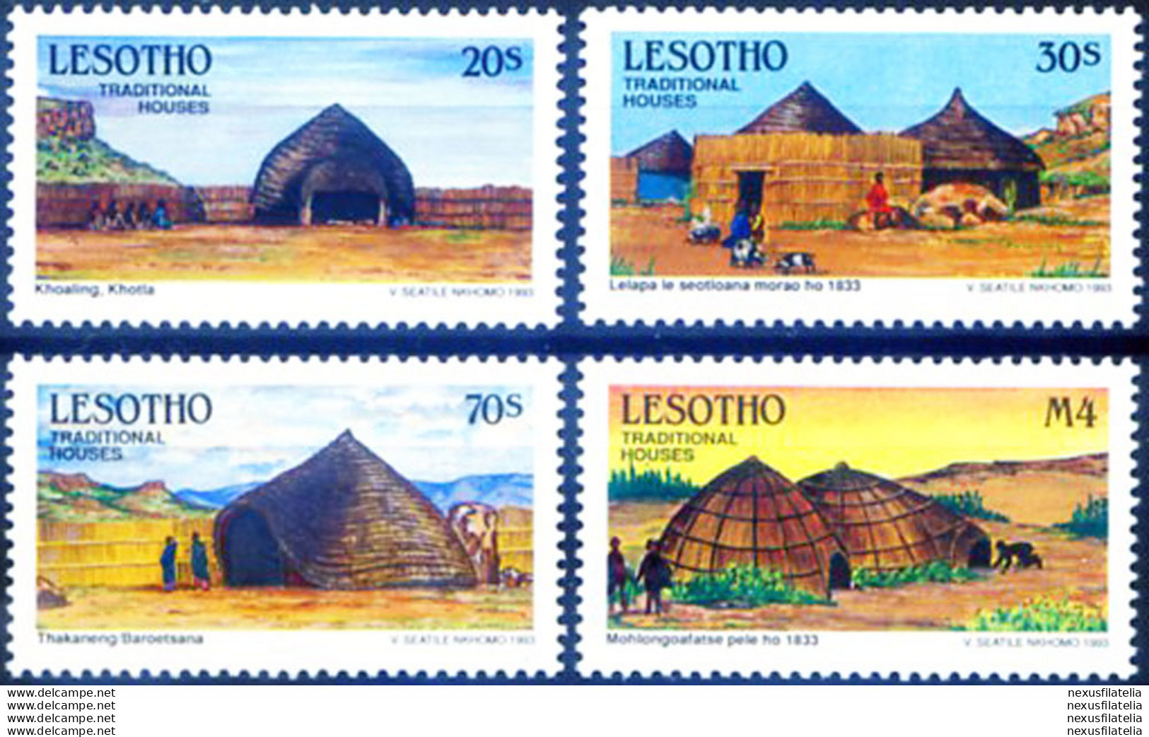 Abitazioni Tradizionali 1993. - Lesotho (1966-...)