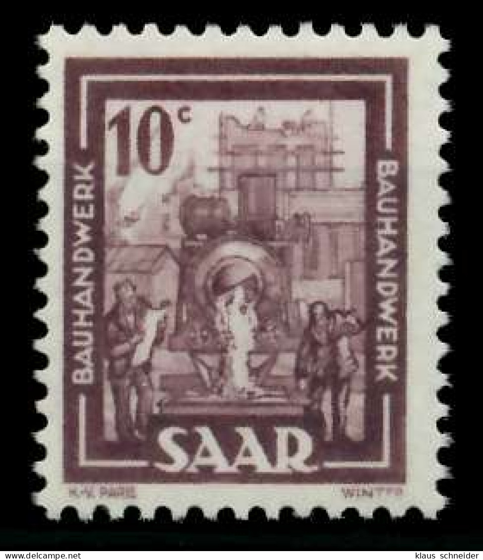 SAARLAND 1949 Nr 272 Postfrisch X7DA746 - Ungebraucht