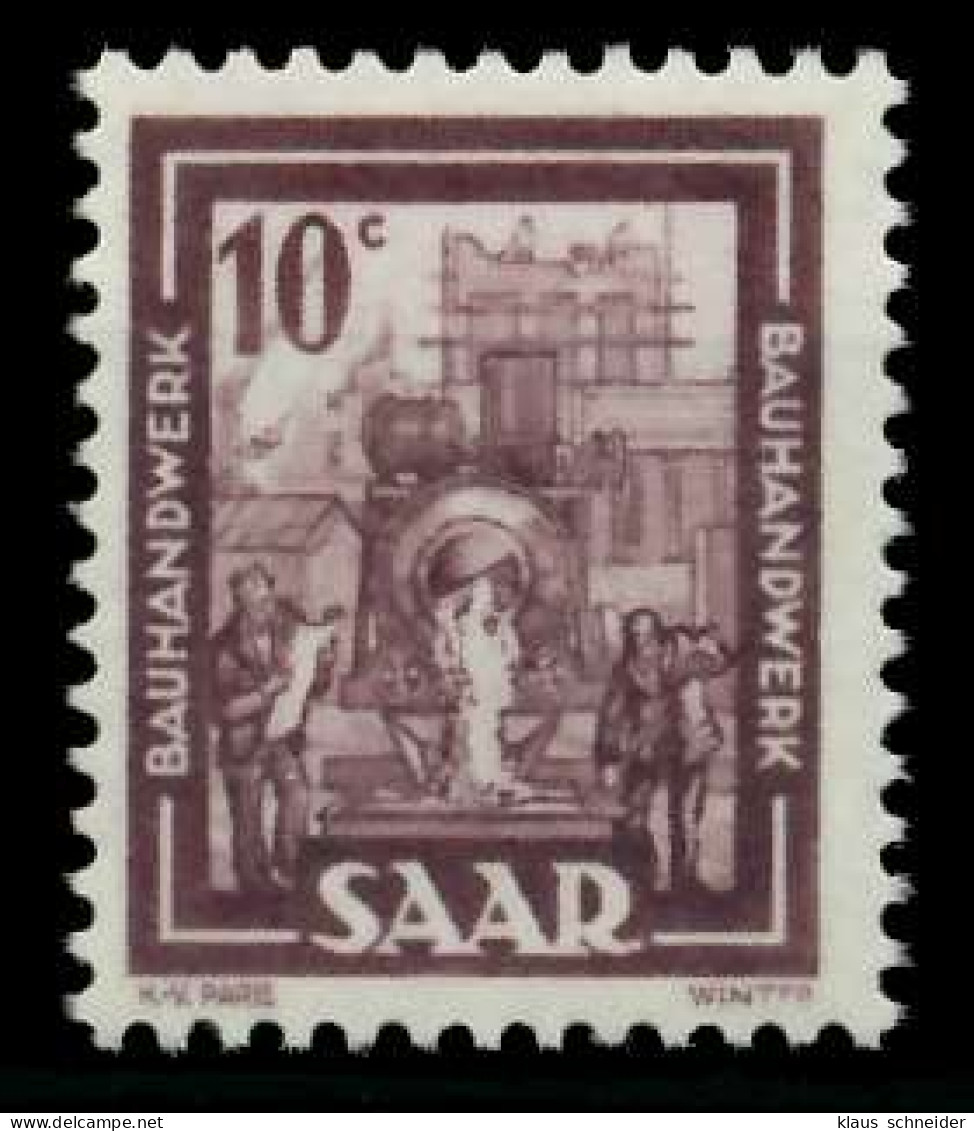 SAARLAND 1949 Nr 272 Postfrisch X7DA746 - Ongebruikt