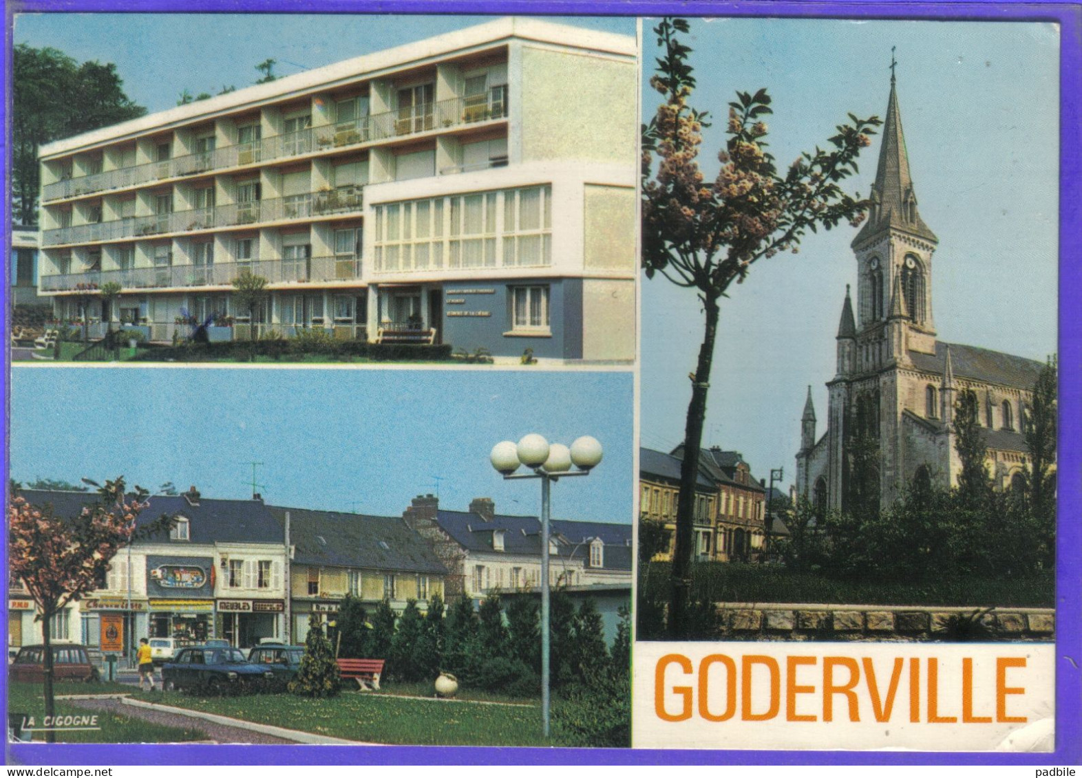 Carte Postale 76. Goderville Maison De Retraite  Résidence De La Chênaie  Place De Verdun  Très Beau Plan - Goderville