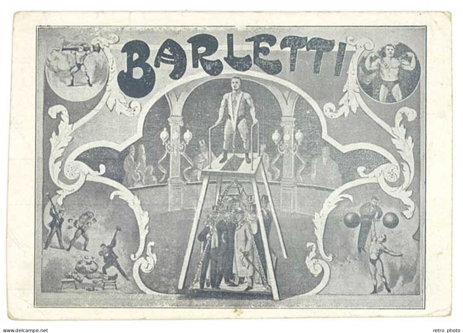 Cpa Artiste / Cirque - Barletti ( Force, Haltères )   (SPE) - Cirque