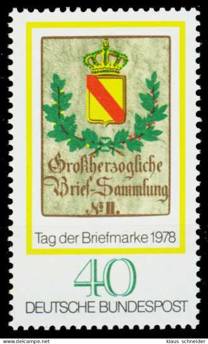 BRD 1978 Nr 980 Postfrisch S5F4F3E - Ungebraucht