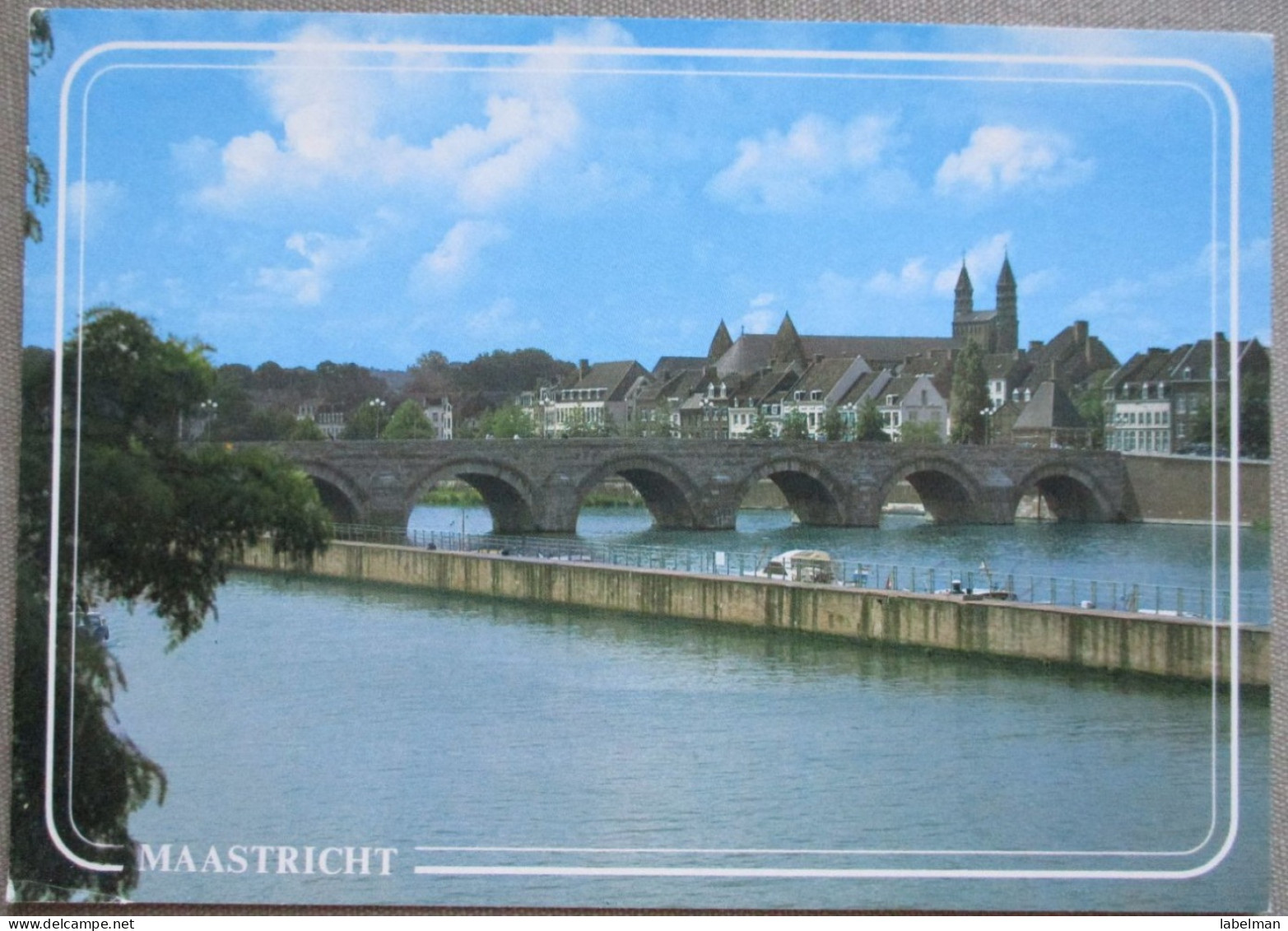 HOLLAND NETHERLAND MAASTRICHT ST SERVAA BRUG BRIDGE POSTCARD CARTOLINA ANSICHTSKARTE CARTE POSTALE POSTKARTE CARD - Maastricht