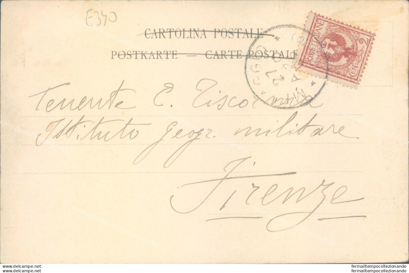 E340 - Cartolina Provincia Di Como - Bellagio - 1905 - Como