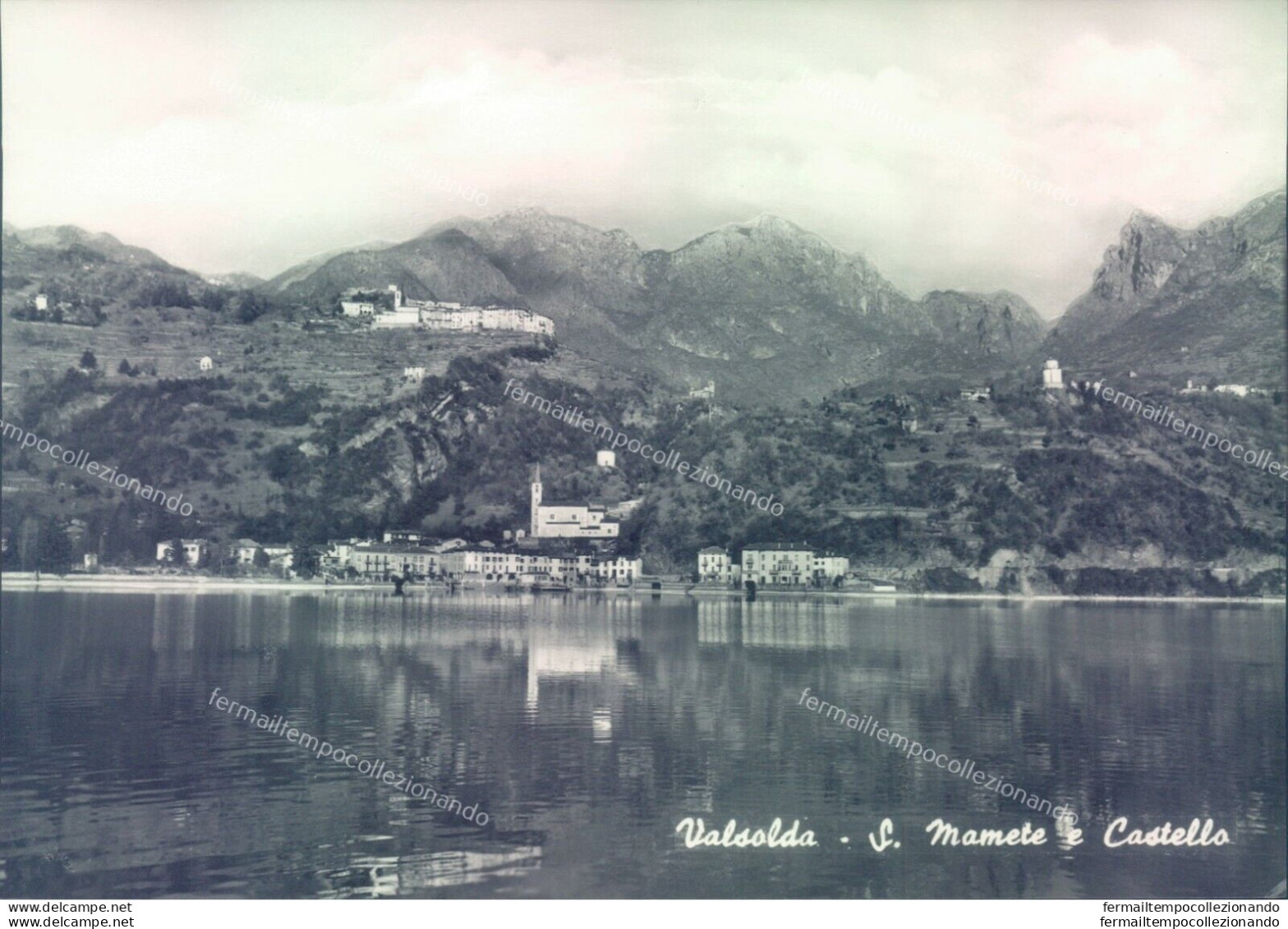 E389 - Cartolina Provincia Di Como -valsolda - S.mamete E Castello - Como