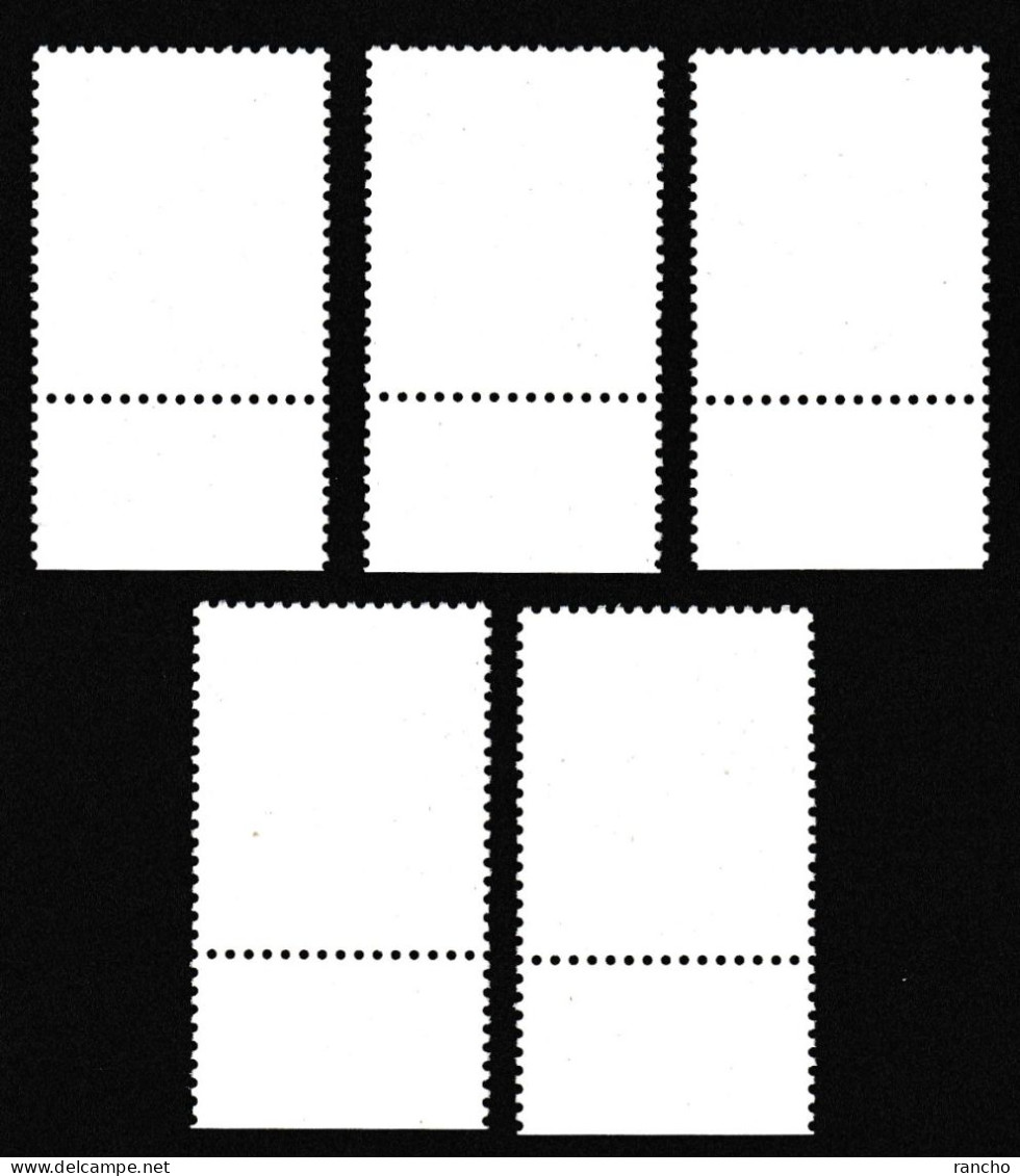 PRO/J. SERIE COLLECTION TIMBRES OBLITERES 1er/J.24.11.1987.C/S.B.K. Nr:J302/06. Y&TELLIER Nr:1288/92. MICHEL Nr:1359/63. - Oblitérés