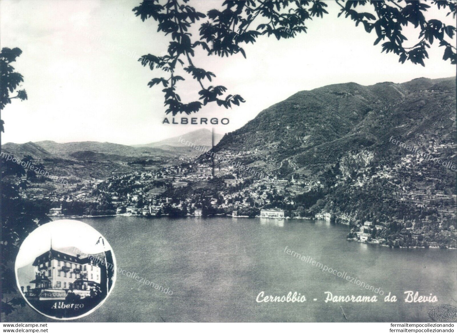 E425 - Cartolina  Provincia Di Como -cernobbio Panorama Da Blevio - Como