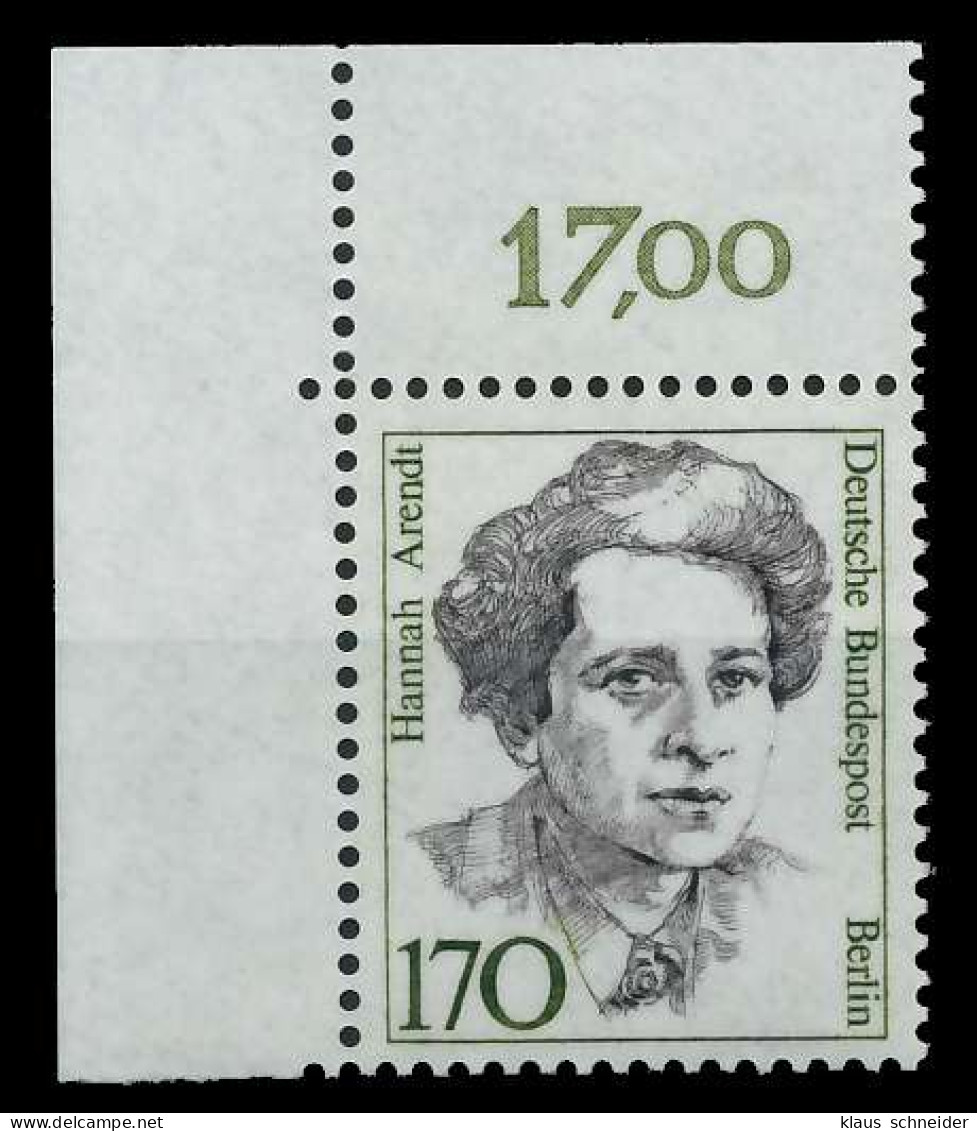 BERLIN DS FRAUEN Nr 826 Postfrisch ECKE-OLI X8D9A1E - Unused Stamps