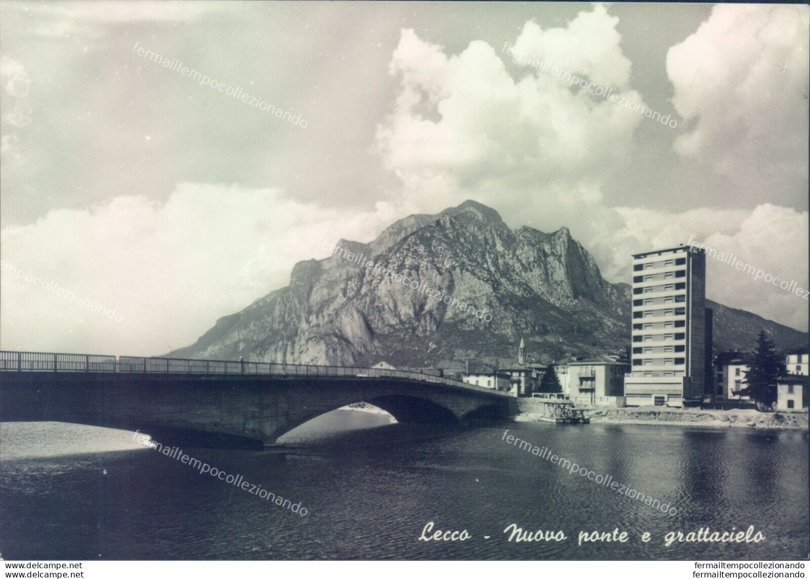 I44 - Cartolina Lecco Citta' - Nuovo Ponte E Grattacielo - Lecco