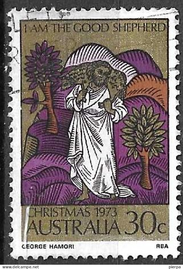 AUSTRALIA - 1973 - NATALE - 30 C -  USATO ( YVERT 521 - MICHEL 536) - Gebraucht