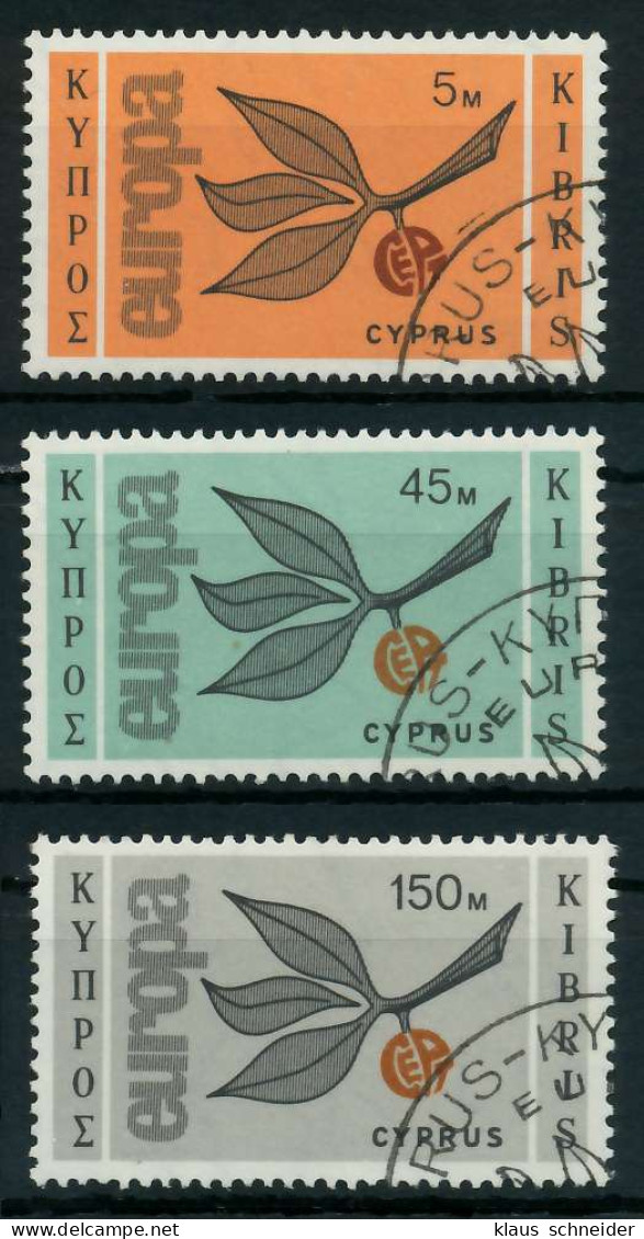 ZYPERN 1965 Nr 258-260 Gestempelt X9C7EAA - Used Stamps