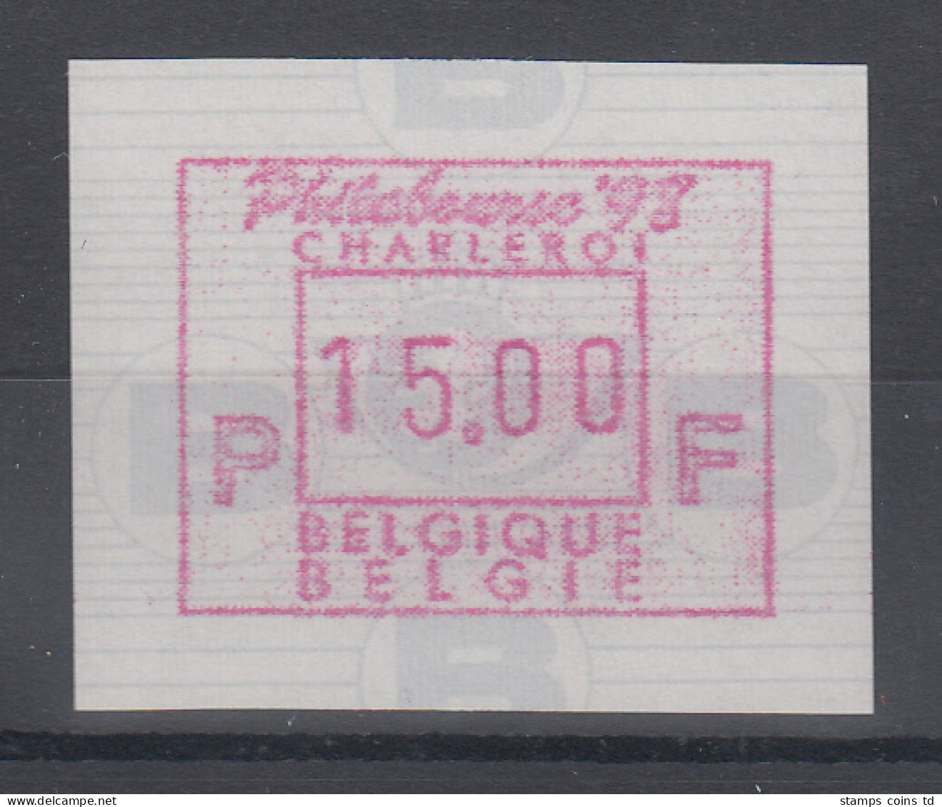 Belgien FRAMA-ATM Sonderausgabe PHILABOURSE `98 **  - Other & Unclassified