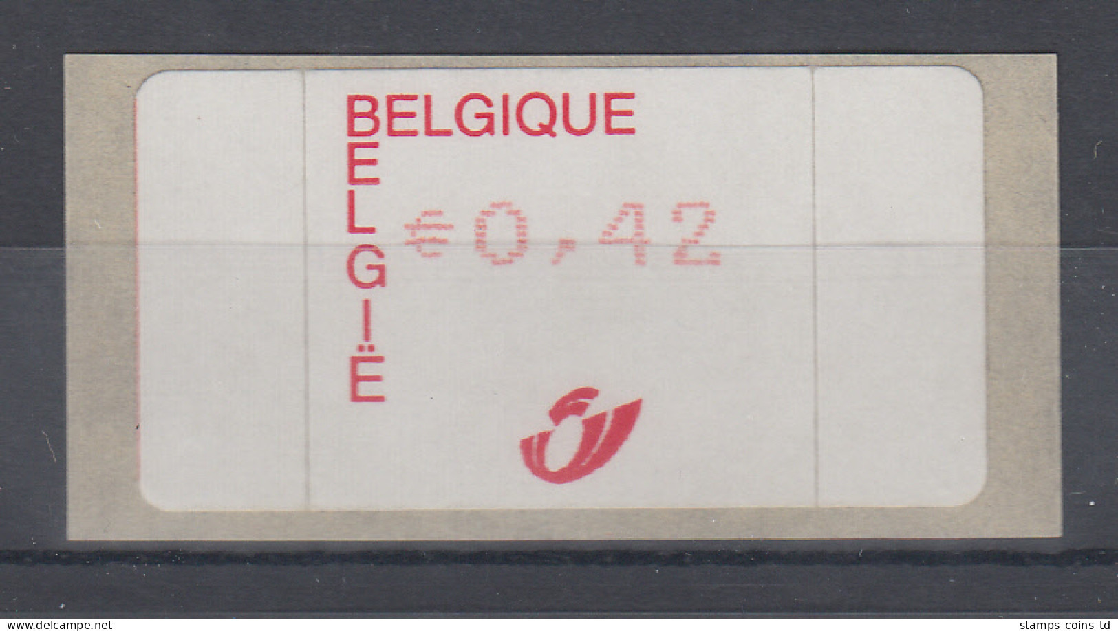 Belgien AMIEL-ATM Dauerausgabe 2002 In €-Währung  **  - Sonstige & Ohne Zuordnung