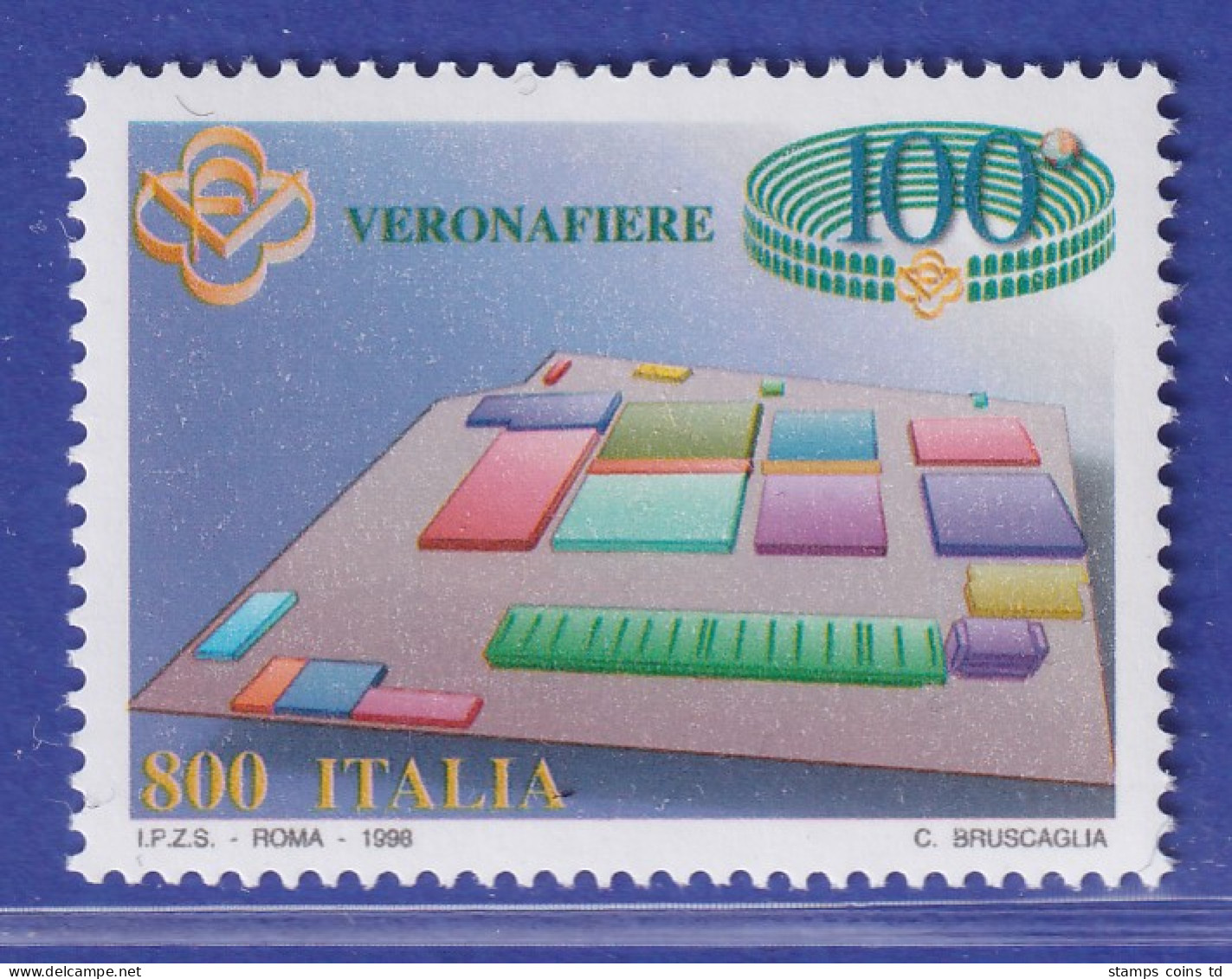 Italien 1998 Wirtschaftsmessen (II) 100. Verona Messe  Mi.-Nr. 2552 ** - Ohne Zuordnung