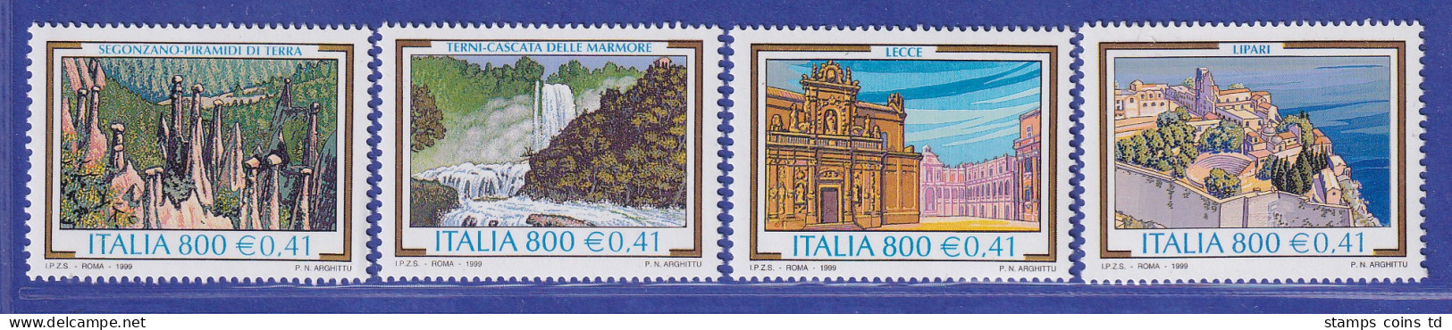 Italien 1999 Tourismus  Mi.-Nr. 2627-30 ** - Unclassified