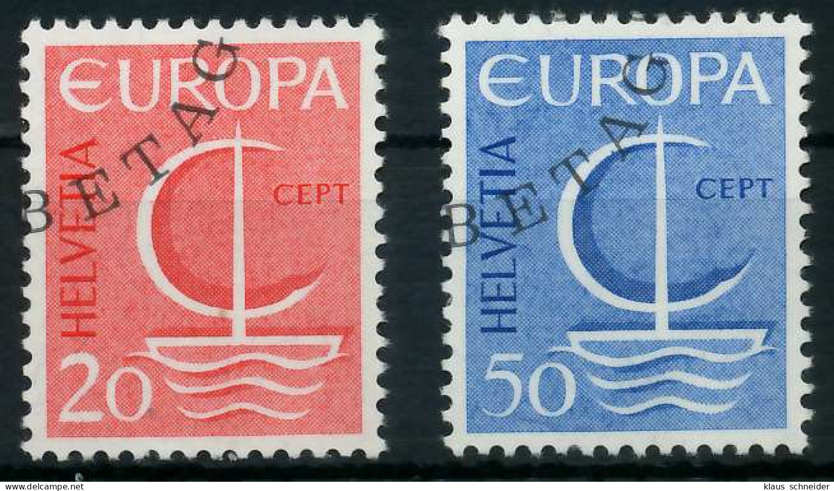 SCHWEIZ 1966 Nr 843-844 Gestempelt X9C814E - Used Stamps