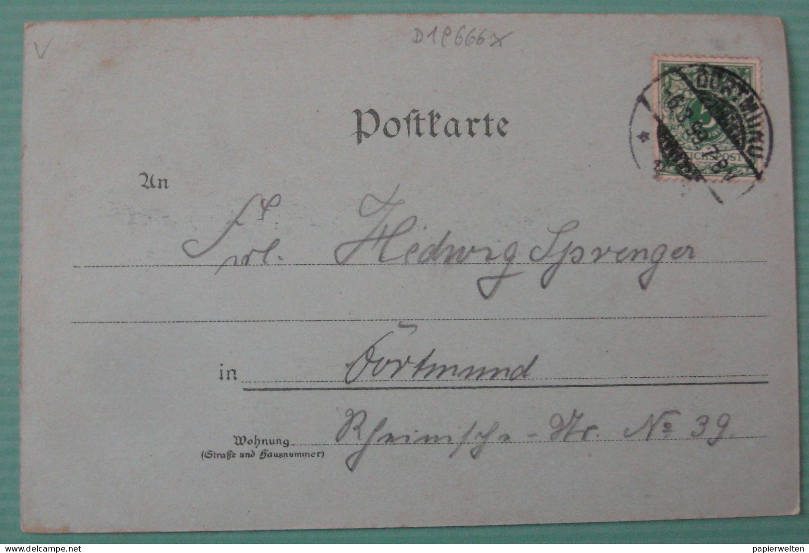 Dortmund - Mehrbild Mondscheinkarte Litho "Gruss Aus Dortmund" 1899 - Dortmund