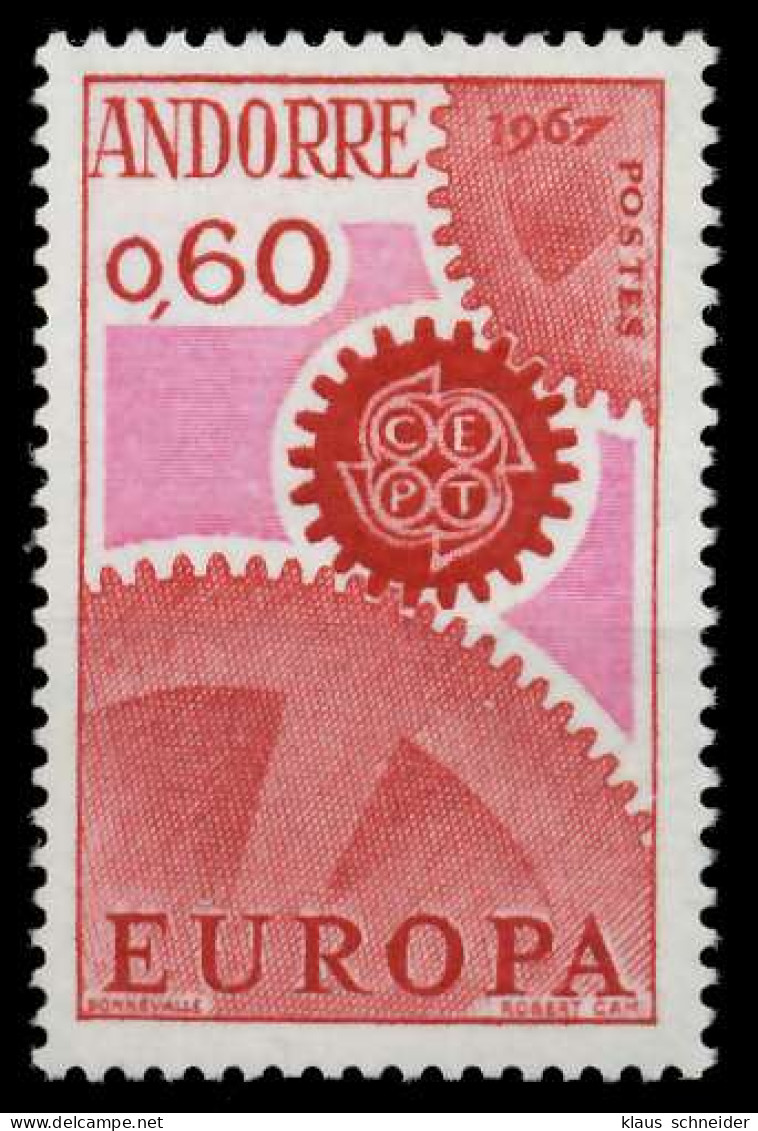 ANDORRA (FRANZ. POST) 1967 Nr 200 Postfrisch X9C83C2 - Nuevos