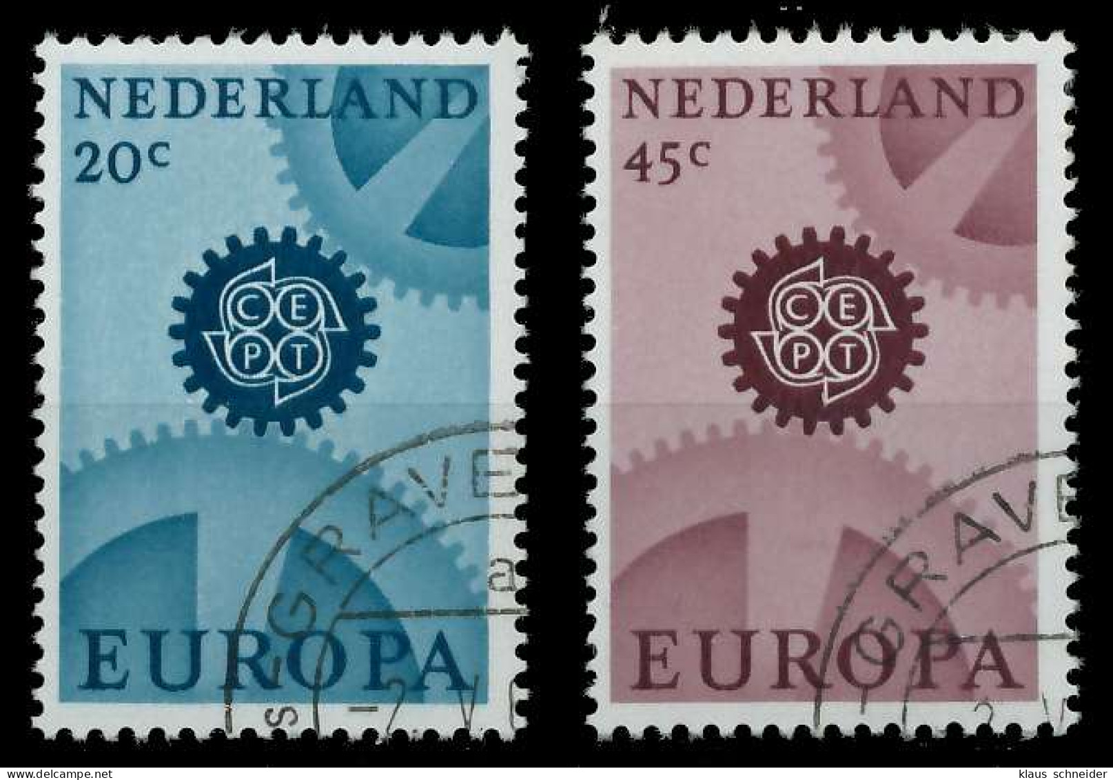 NIEDERLANDE 1967 Nr 878x-879x Gestempelt X9D148E - Used Stamps
