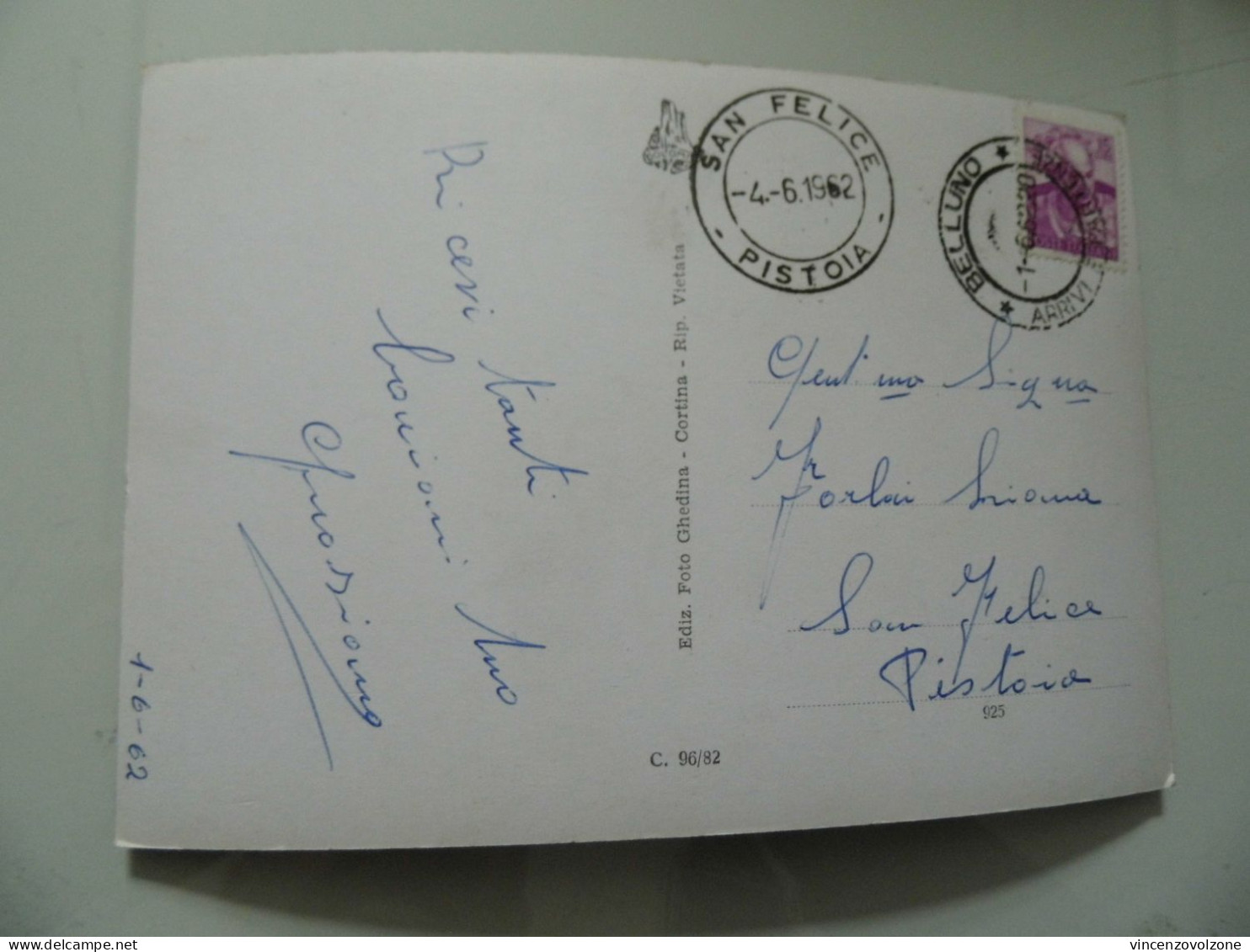 Cartolina Viaggiata "Saluti Da BELLUNO" Vedutine  1962 - Belluno