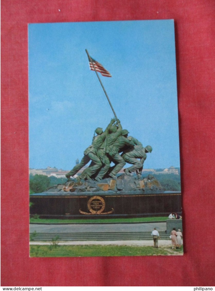 US Marine Corps War Memorial  Arlington Va   Ref 6385 - Oorlogsmonumenten