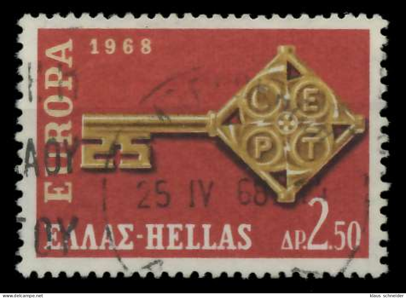GRIECHENLAND 1967 Nr 974 Postfrisch X9D16C2 - Unused Stamps