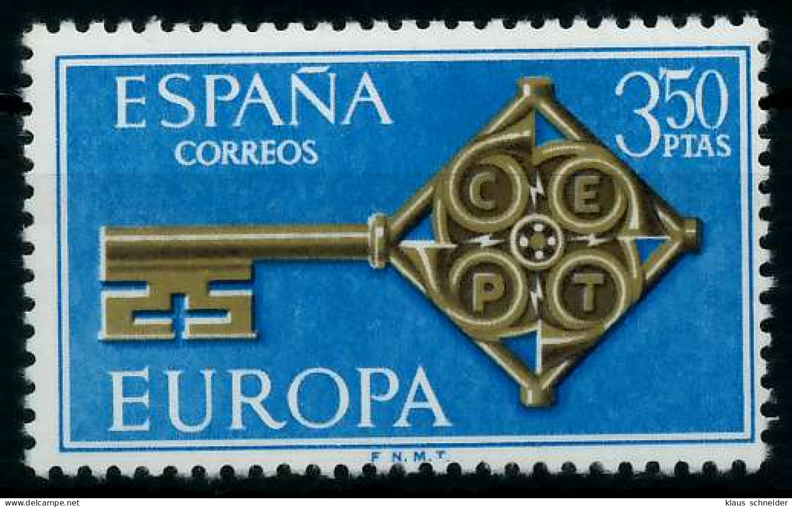 SPANIEN 1968 Nr 871 Postfrisch SA52FA2 - Nuovi